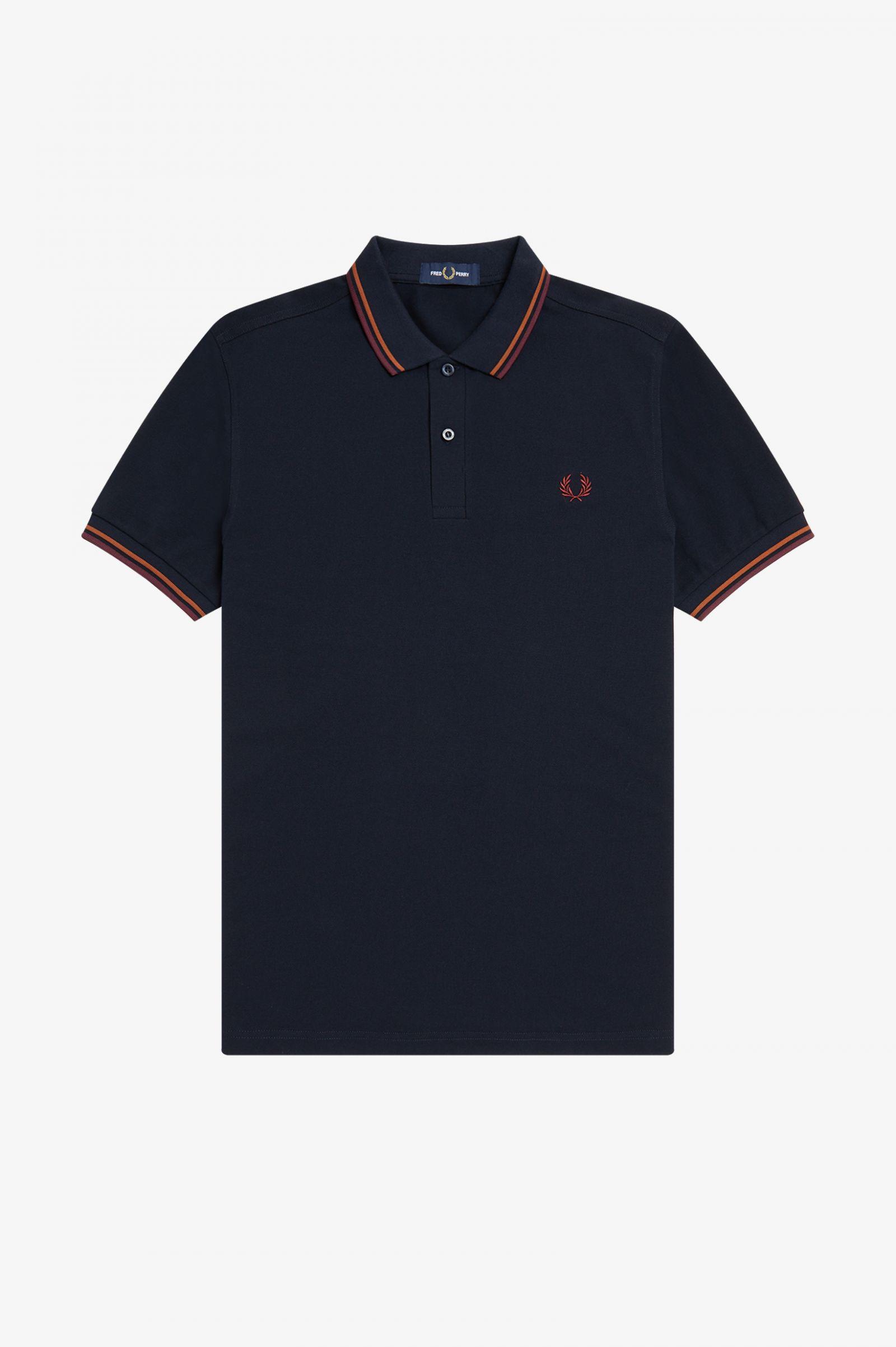 Fred Perry M3600 Polo Shirt Navy in Blue for Men | Lyst