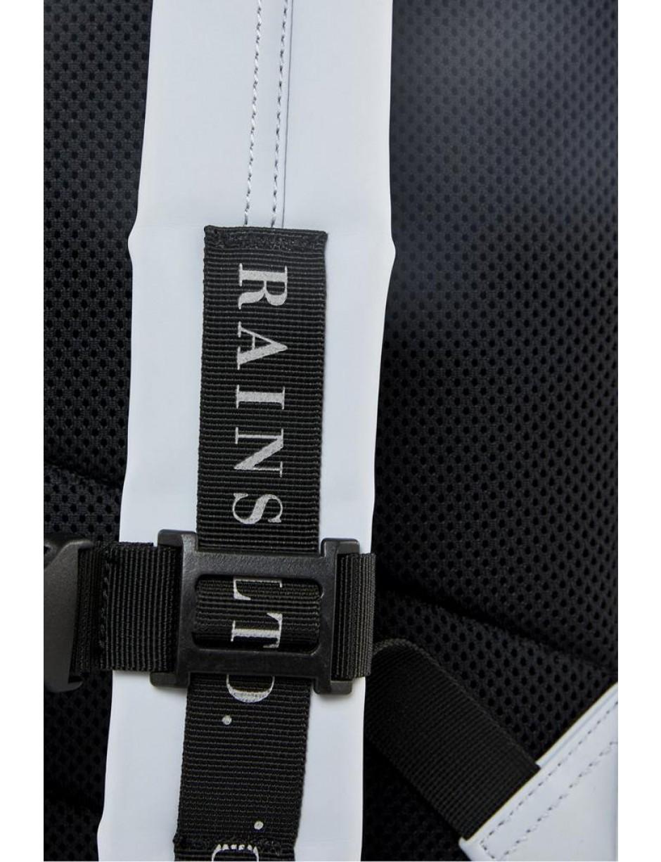Rains Synthetic Ltd Roll Top Rucksack - Reflective Grey in Gray 