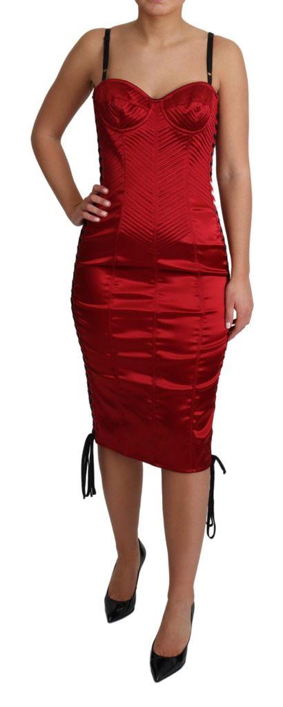 Dolce \u0026 Gabbana Satin Midi Corset 