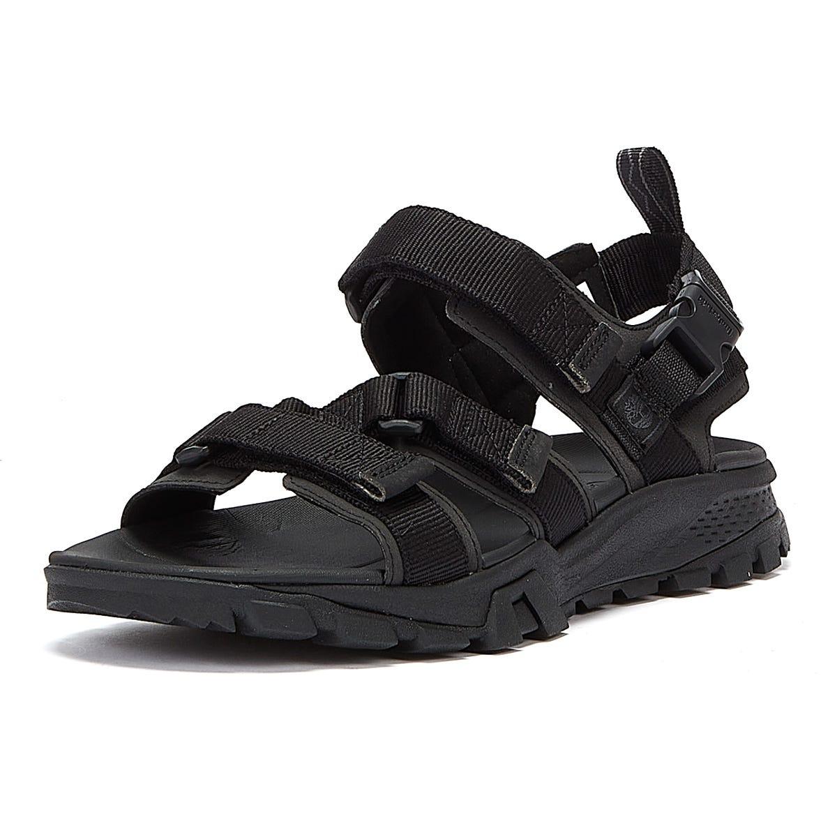 Timberland Garrison Trail Web Out Sandals in Black for Men | Lyst