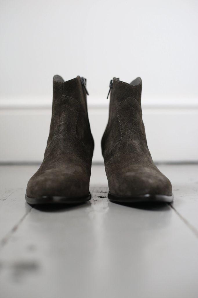 military suede boots