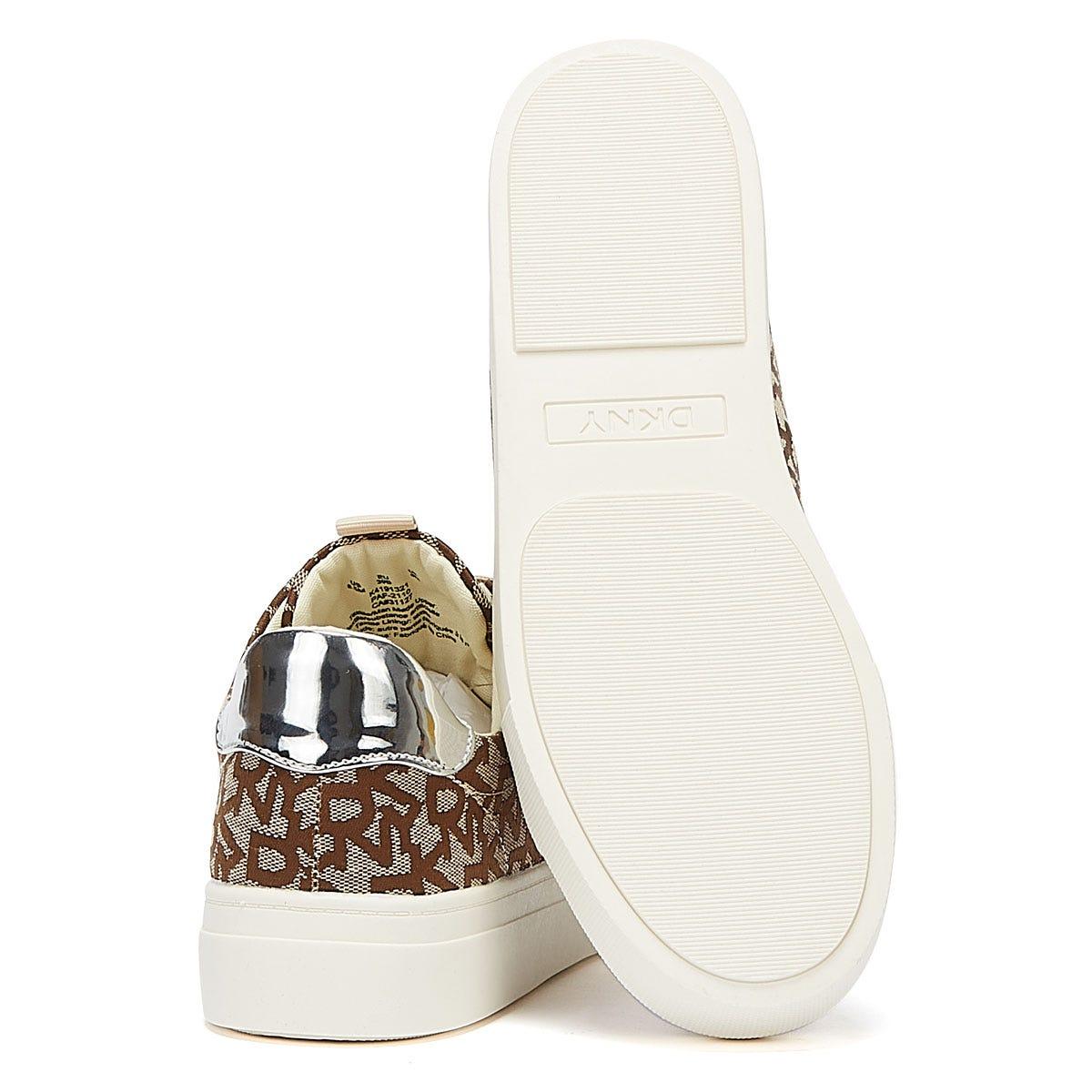 dkny silver trainers