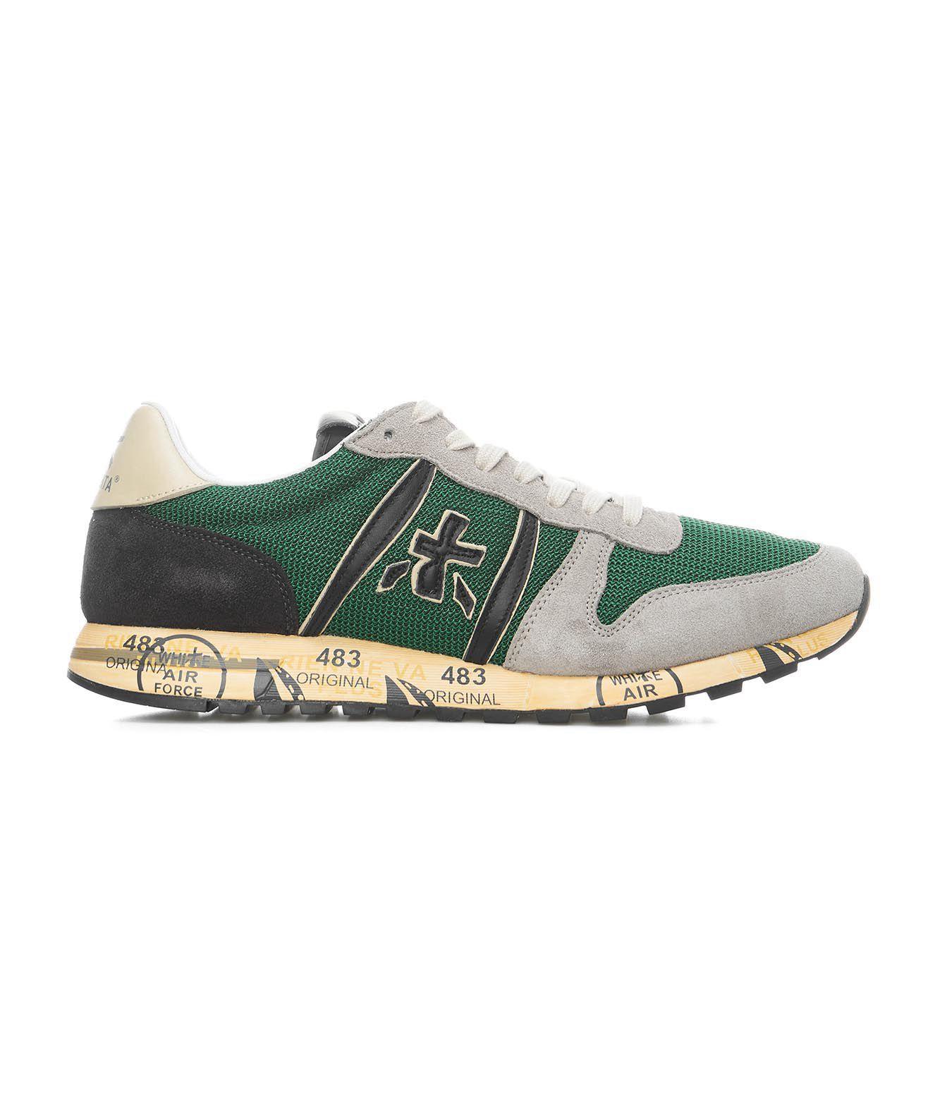 Premiata Green Other Materials Sneakers for Men | Lyst