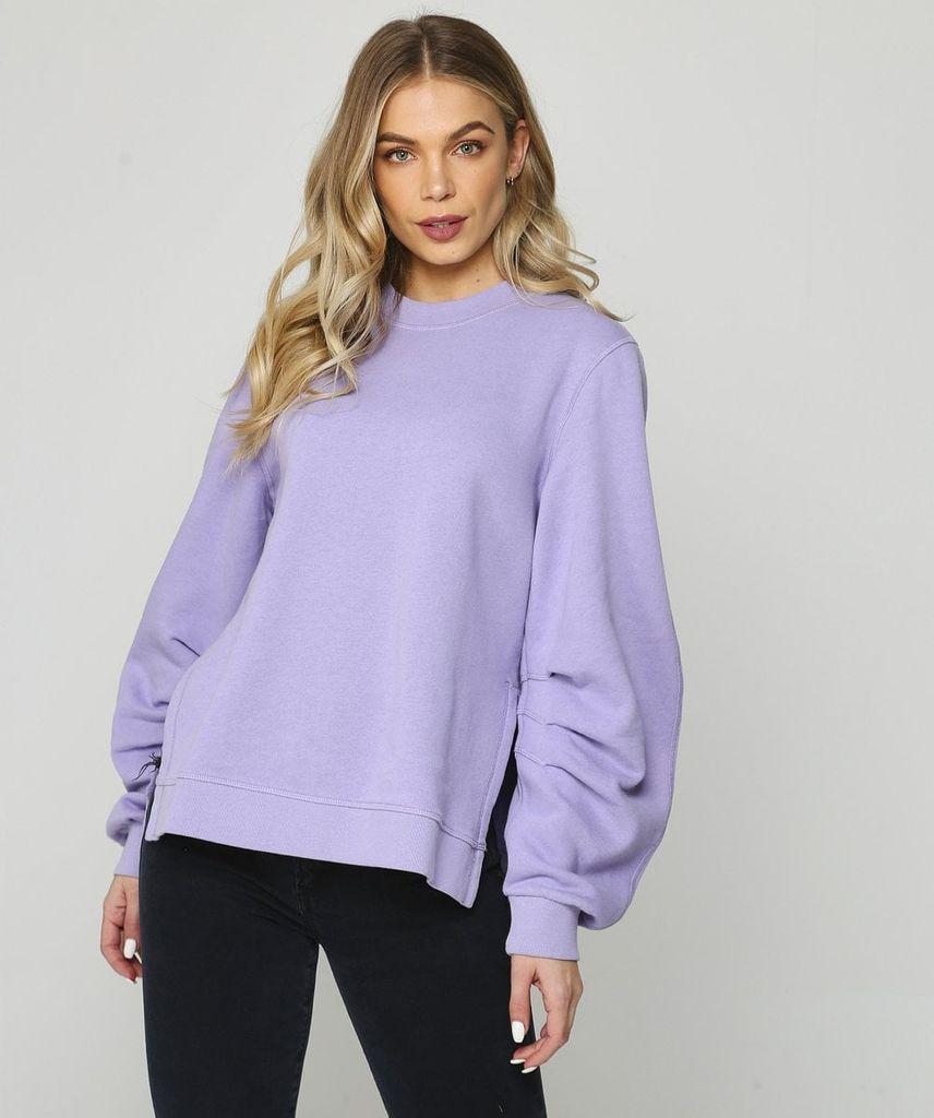 pink addidas sweatshirt