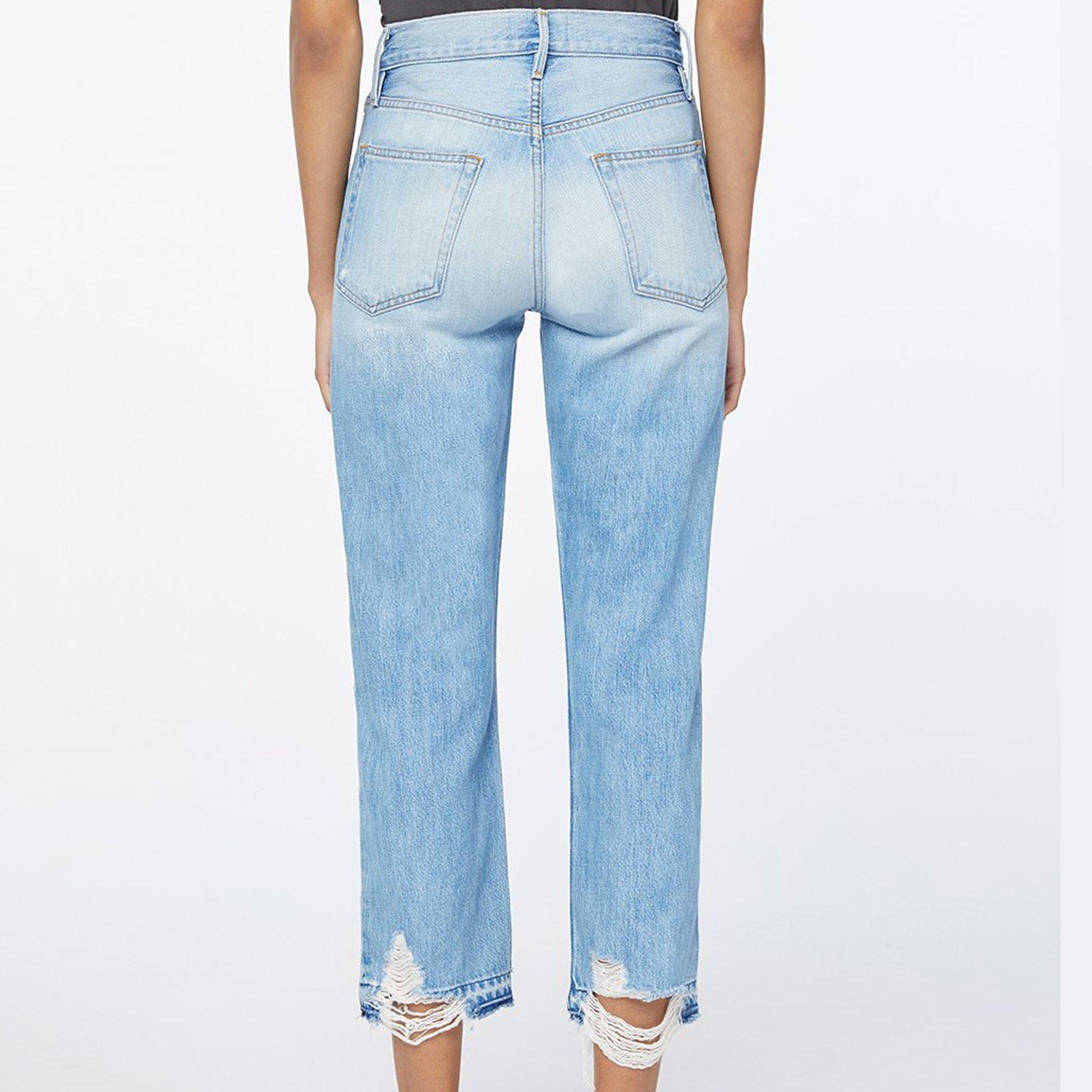 Frame Le Hollywood Crop Released Hem 