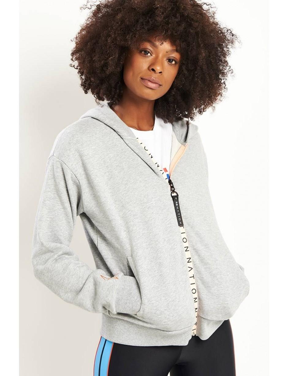 pe nation grey hoodie