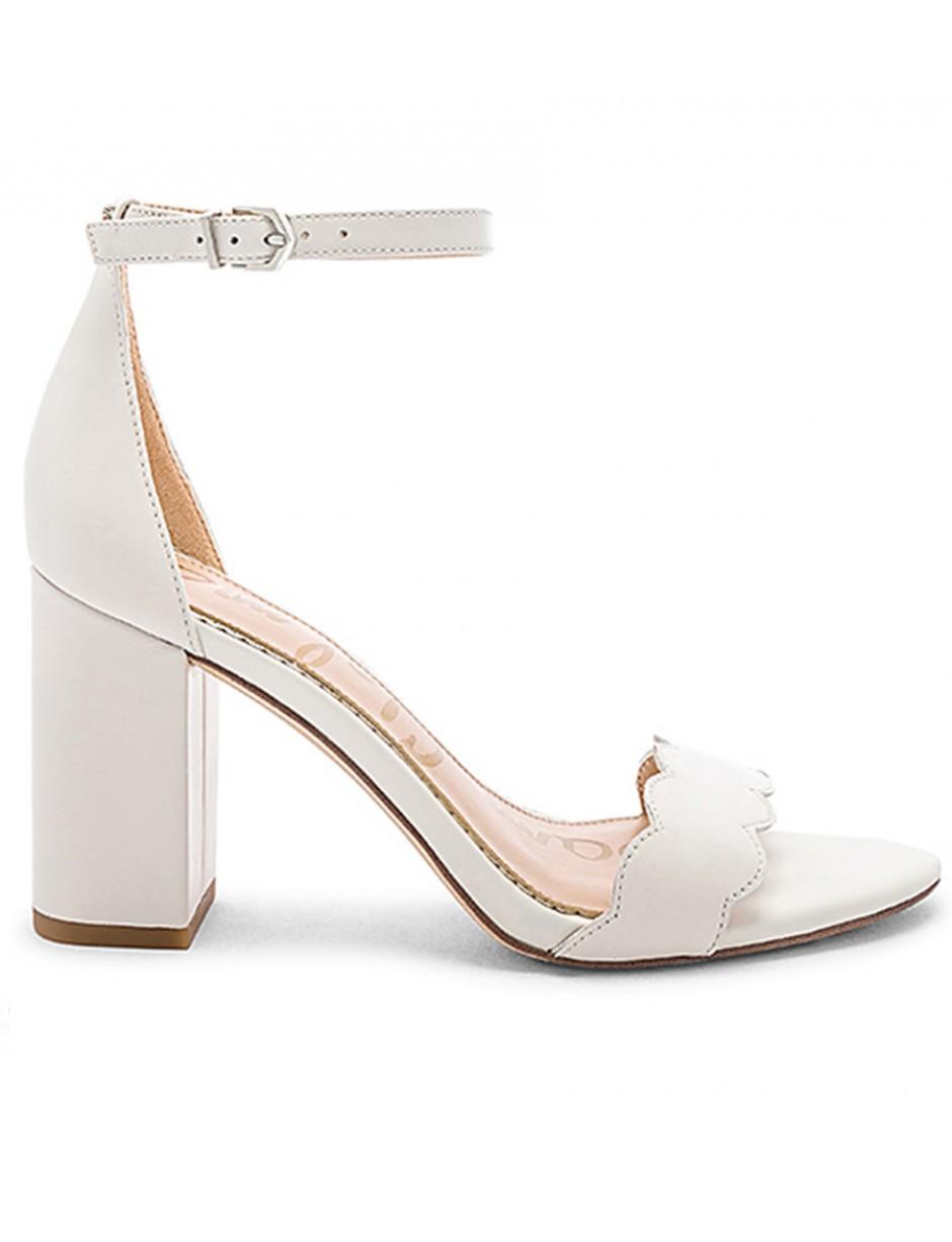 cute white flat sandals