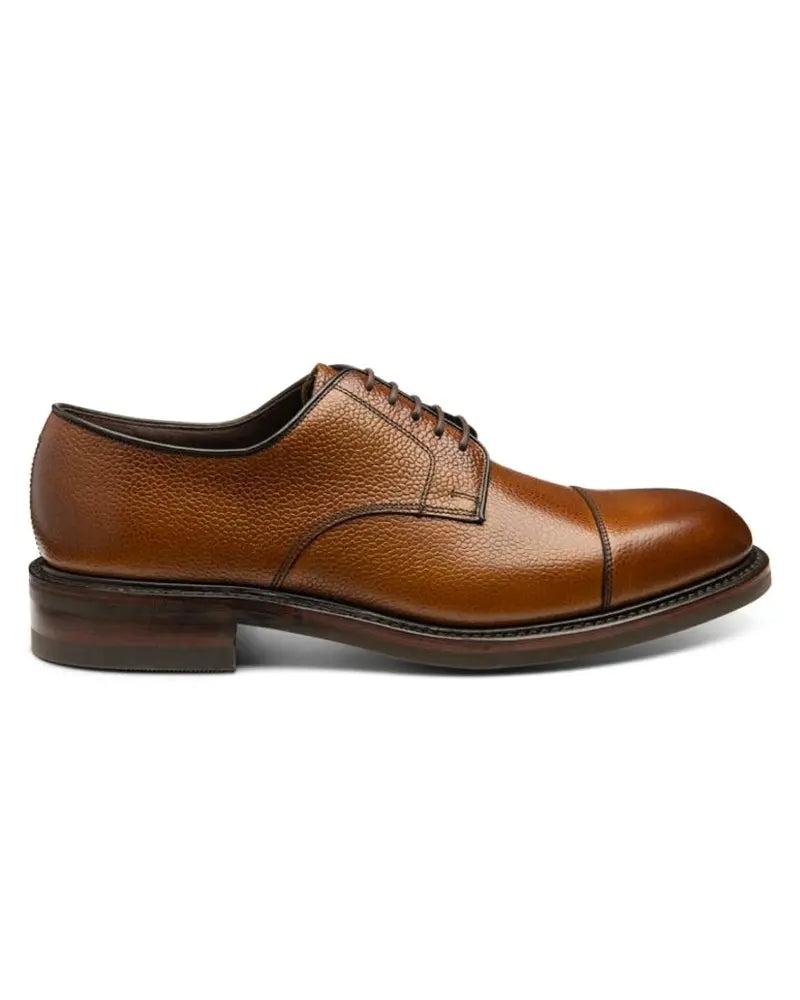 Loake Leather Ampleforth Derby Shoe in Brown for Men Lyst