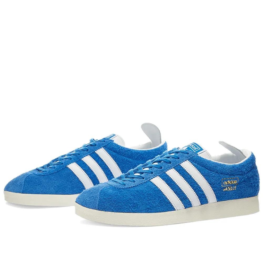 adidas Suede Gazelle Vintage Sneakers Blue, White & Gold for Men - Save 20%  - Lyst