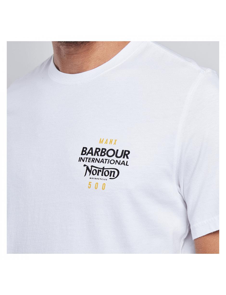 Barbour Cotton Norton Engine T-shirt in 