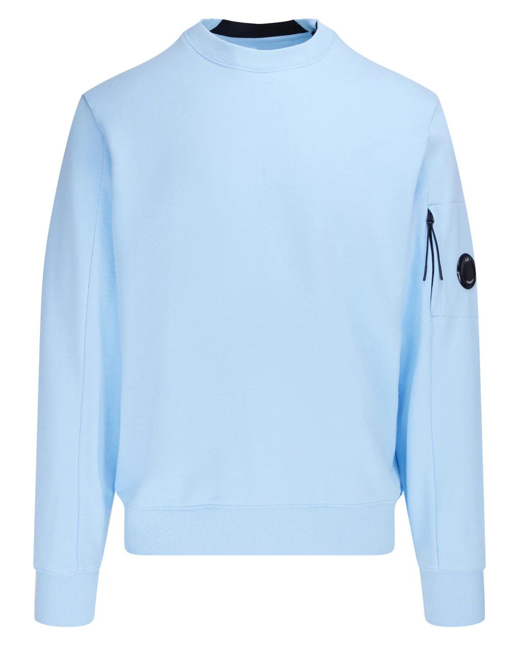 C.P. Company Diagonal Raised Fleece Sweatshirt & Shorts Set In Sky Blue for  Men | Lyst