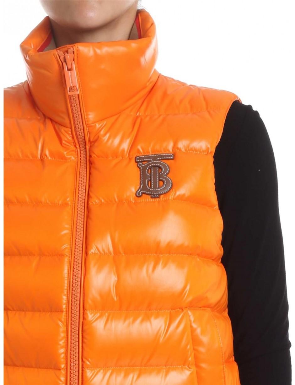 burberry gilet orange