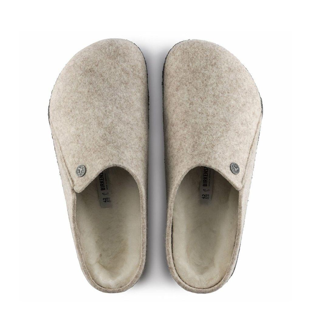 birkenstock zermatt shearling narrow slippers
