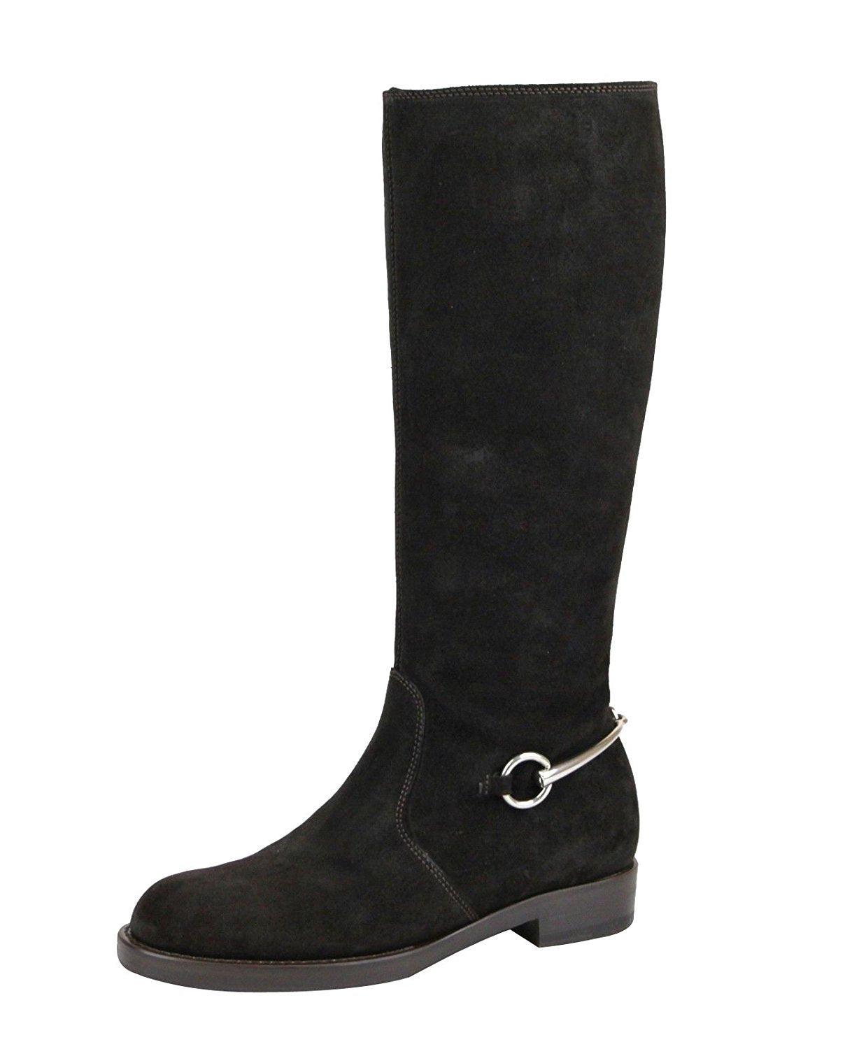 tall suede boots flat