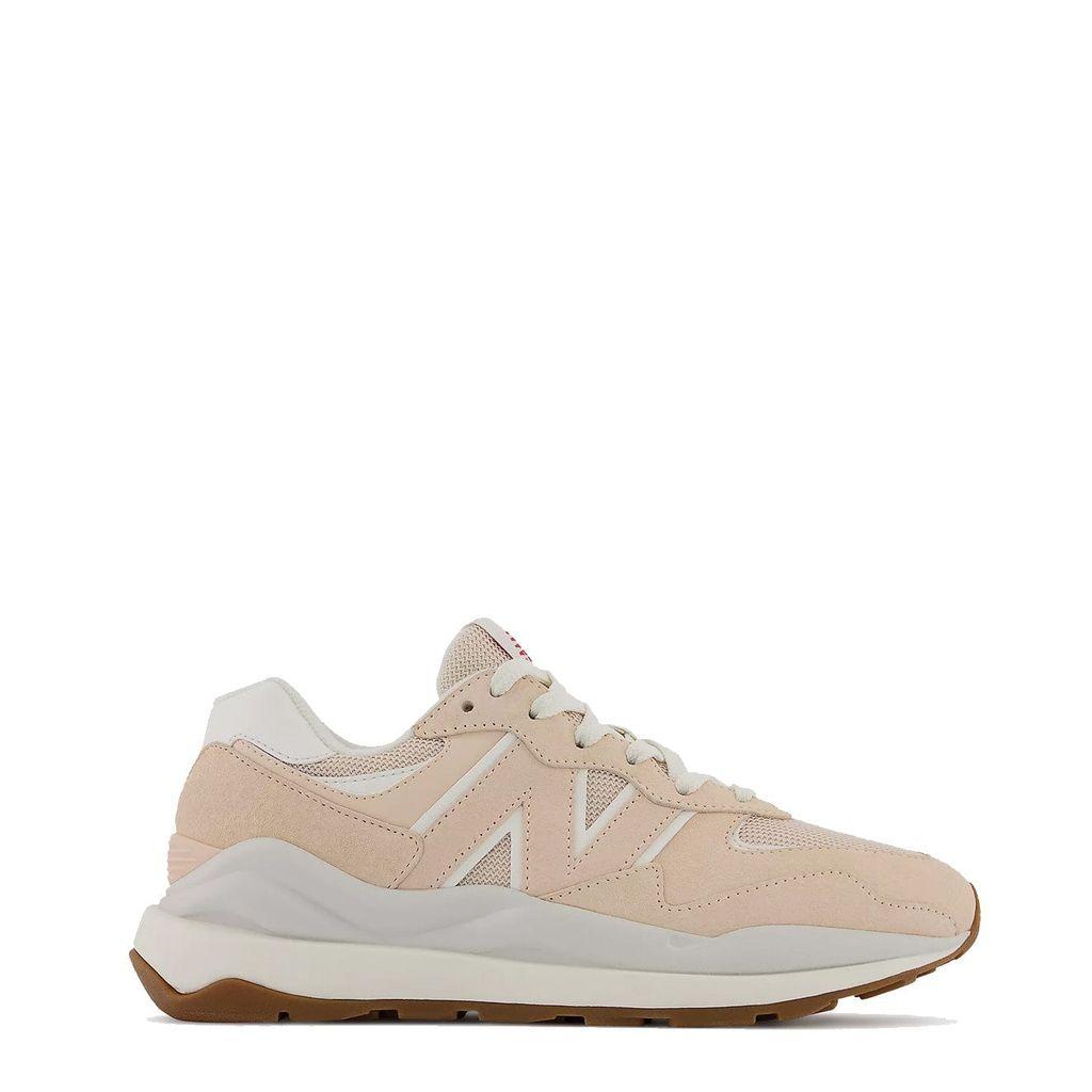 New Balance Suede 57/40 Trainers Vintage Rose / Sea Salt in Blue ...