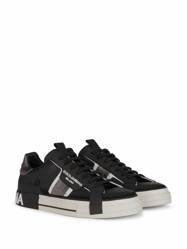 Dolce & Gabbana Leather Ns1 Low-top Sneakers in Nero (Black) for 