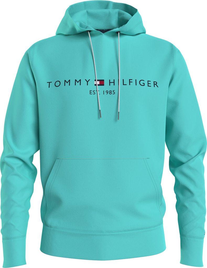 Tommy Hilfiger Fleece Men's Hoodie Logo Aqua Blue Mw0mw11599 L62 for Men |  Lyst Australia