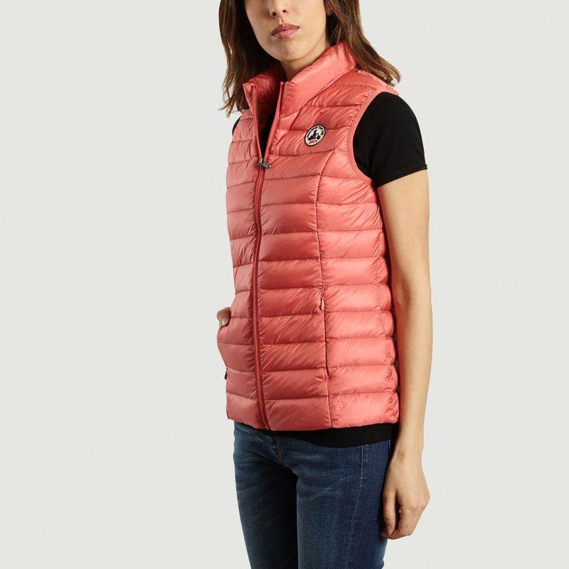J.O.T.T Synthetic Seda Padded Vest Fraise Just Over The Top in Pink - Lyst