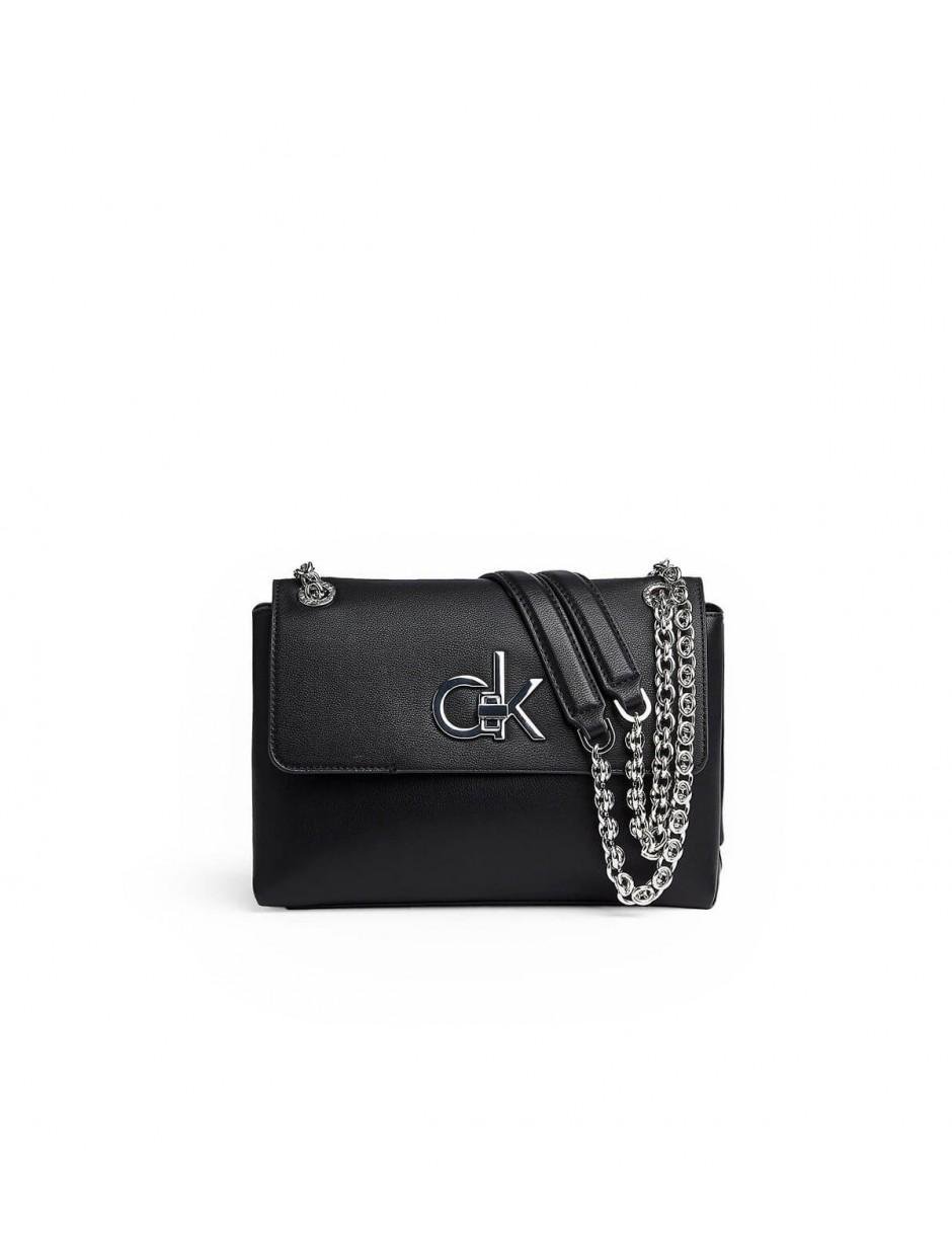 Calvin Klein Black Ck Crossbody Bag | Lyst