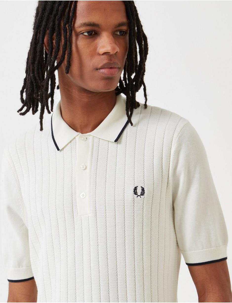 Fred Perry Wool Textured Front Knitted 