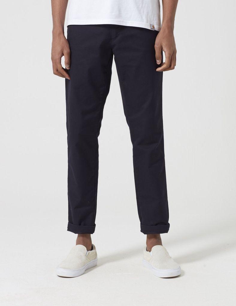 Carhartt Wip Sid Pant Chino (slim) - Dark Navy Blue for Men - Lyst