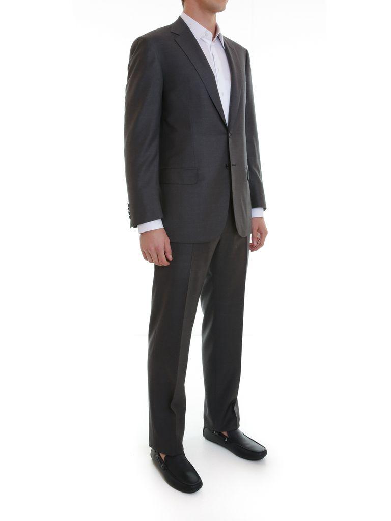 Brioni Gray Suit Colosseo for Men - Lyst