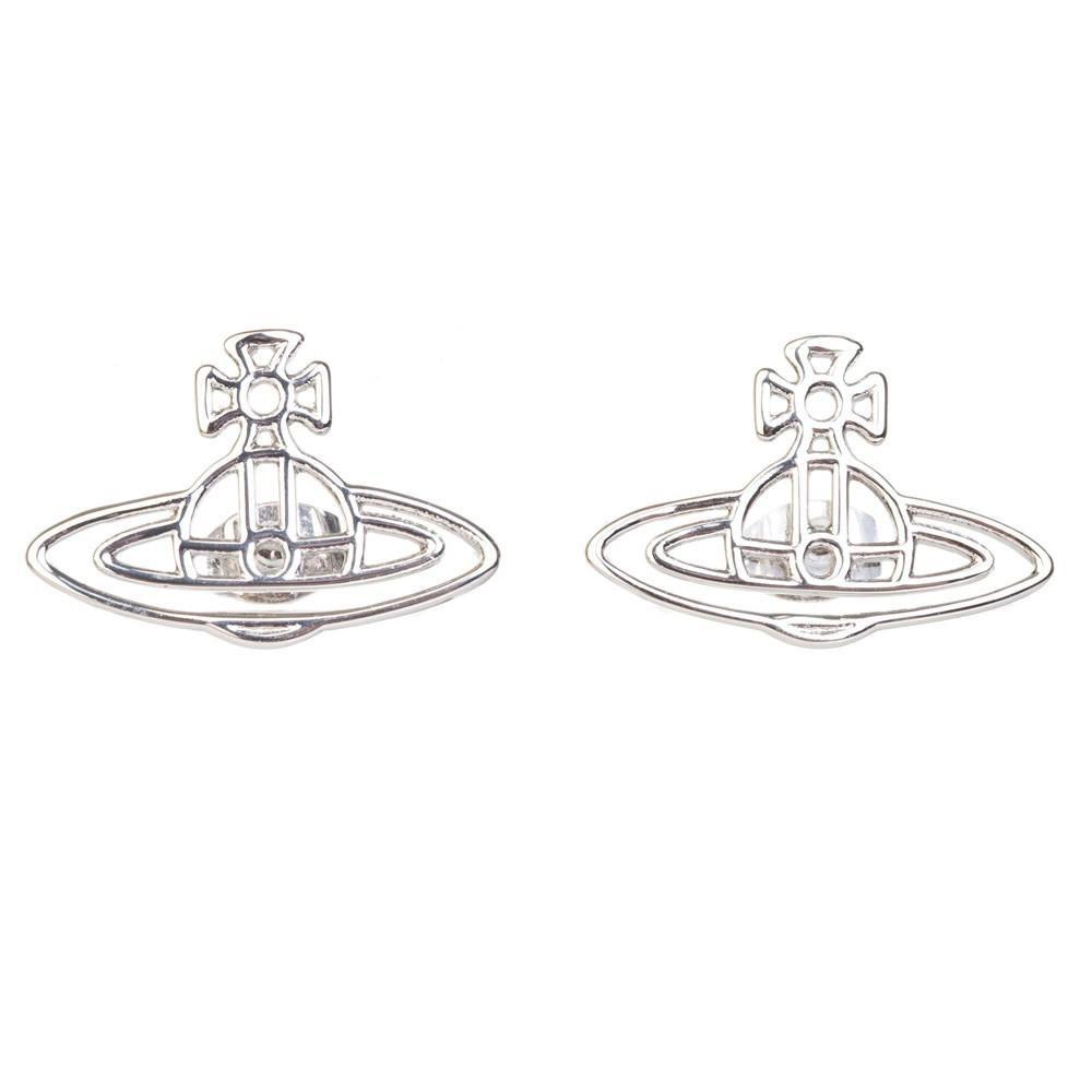 Flat Orb Stud Earrings 