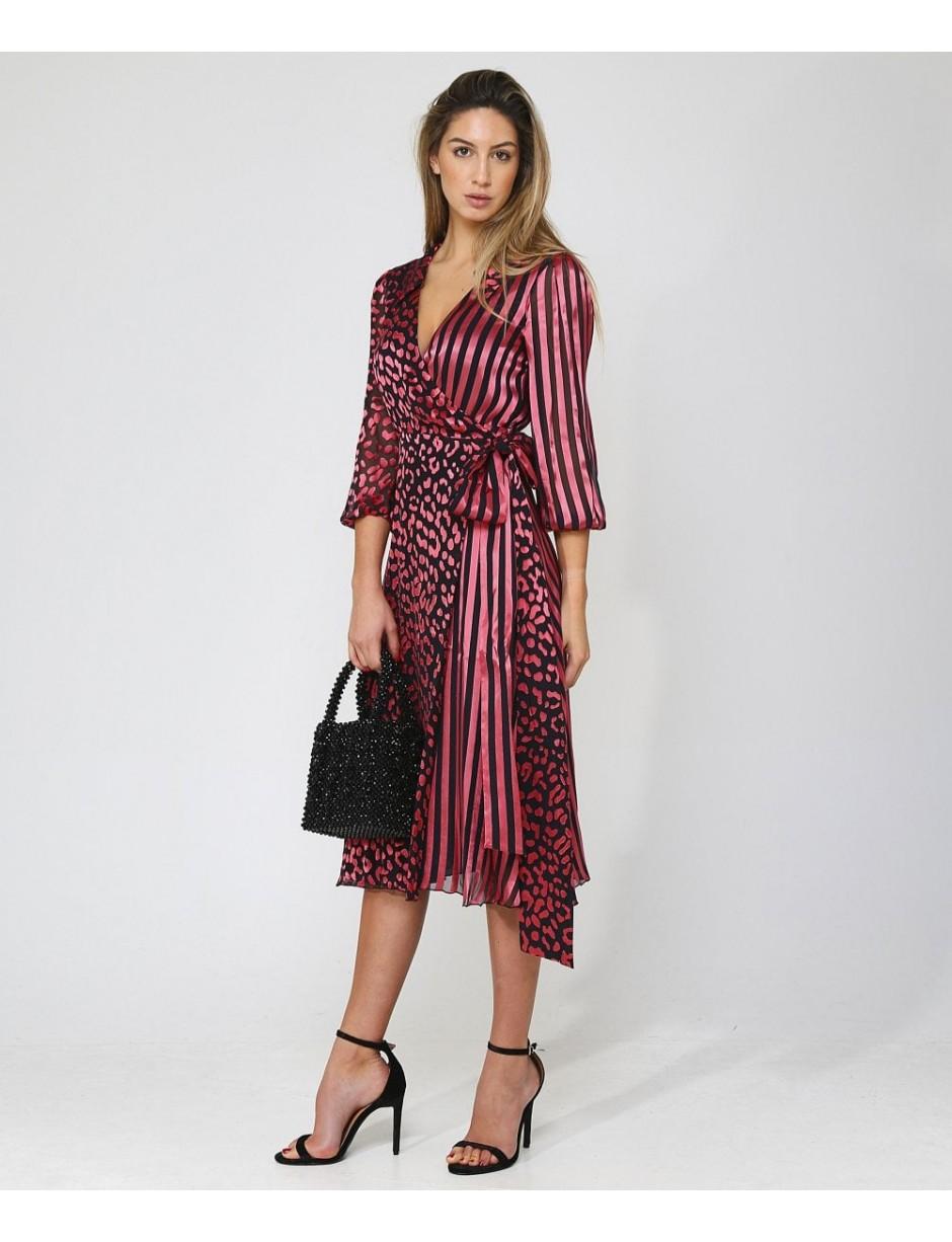 alice and olivia wrap dress