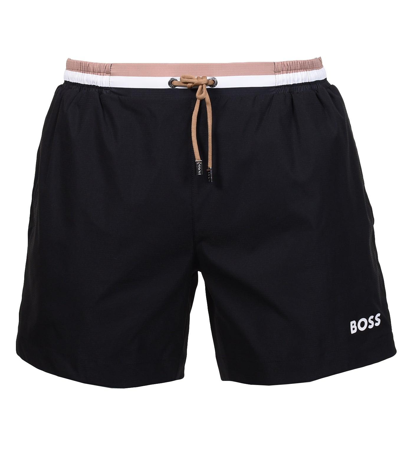 BOSS by HUGO BOSS Bodywear Atoll Swimshorts in Black for Men | Lyst