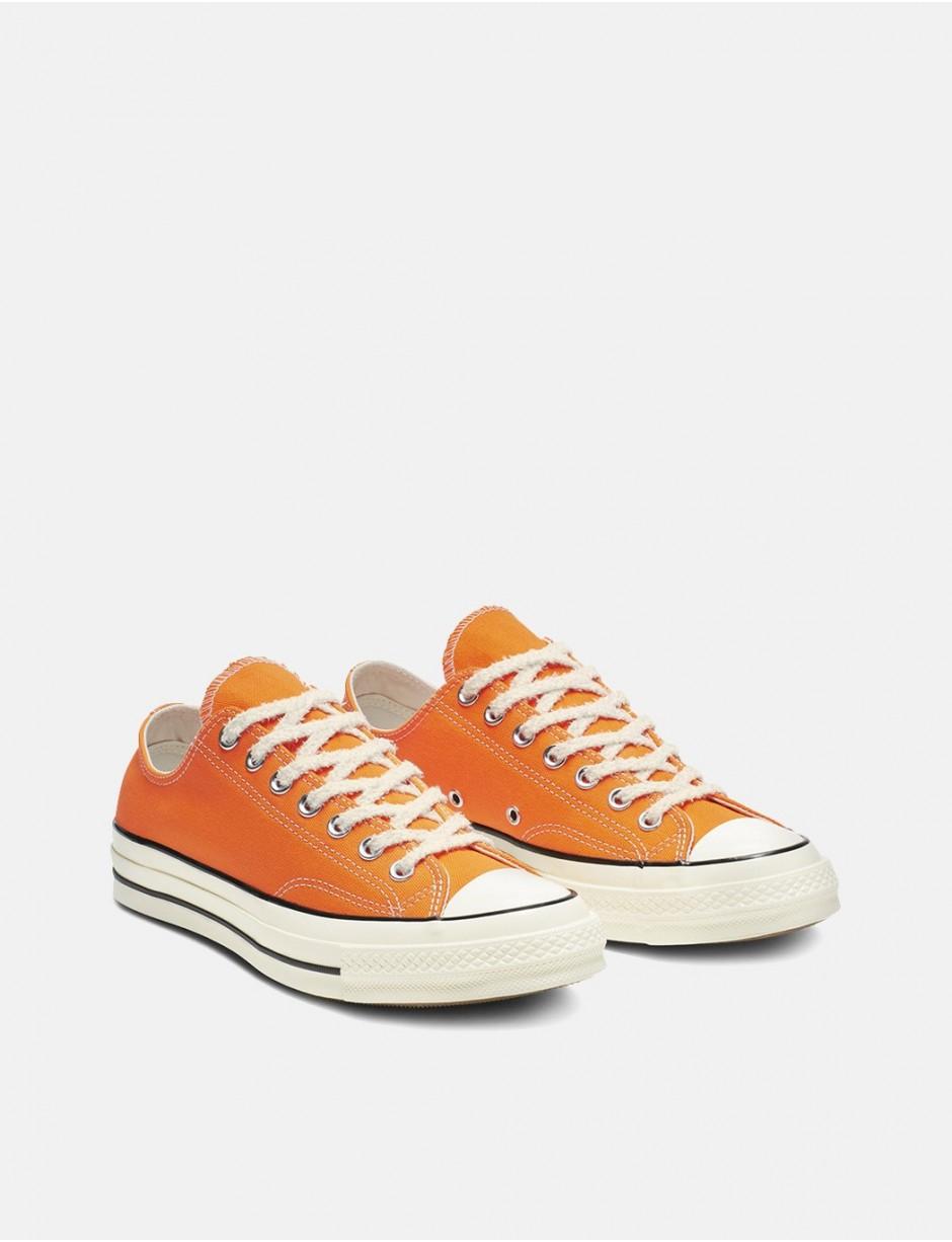 orange converse 70s