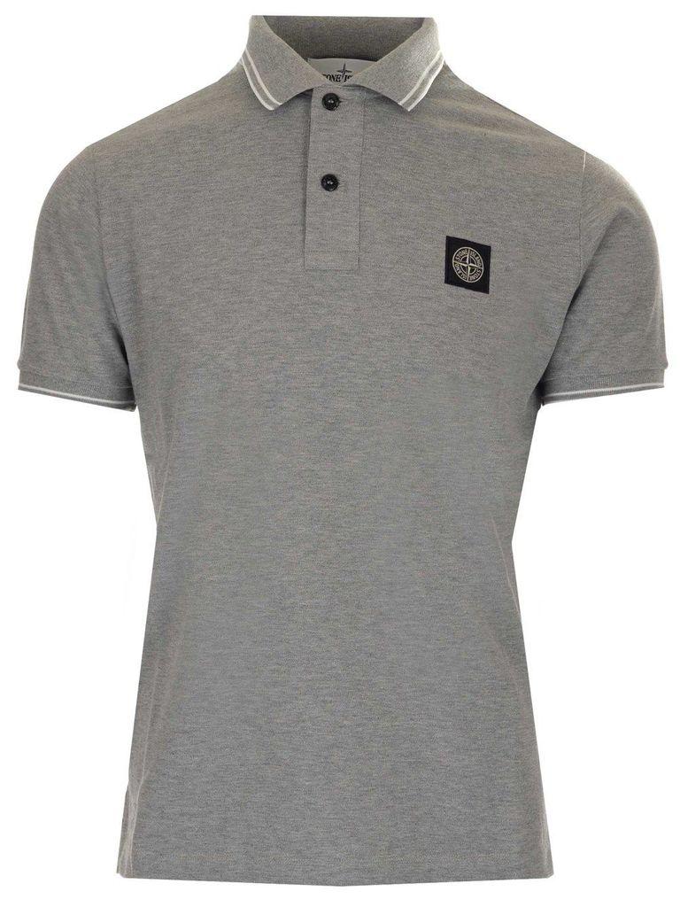 Stone Island Other Materials Polo Shirt in Grey (Gray) for Men - Lyst