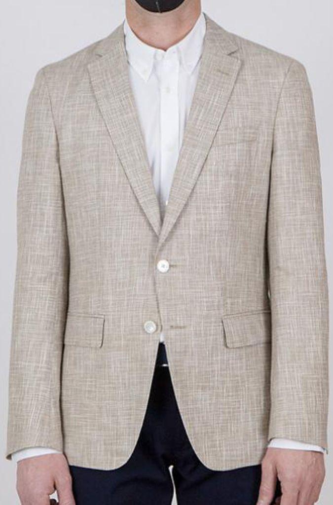 BOSS by HUGO BOSS Hartlay2 Medium Beige Slim Fit Linen Blend Jacket  50450511 in Natural for Men | Lyst
