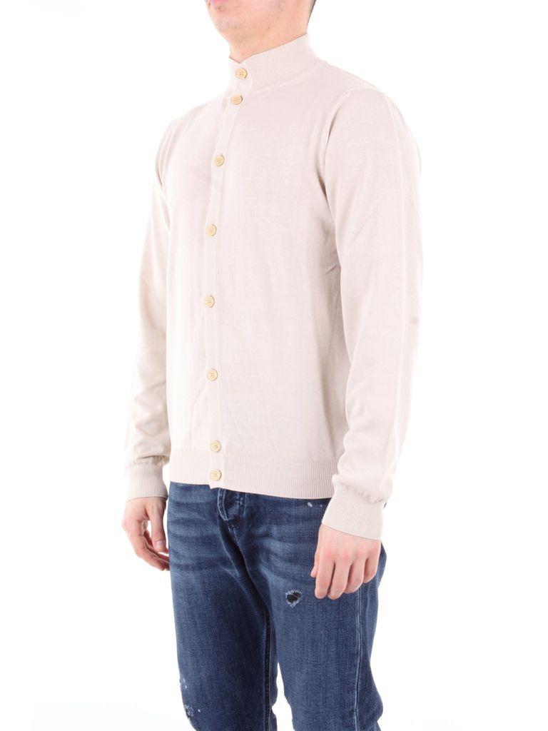 Heritage Cotton Knitwear Cardigan Men White for Men - Lyst