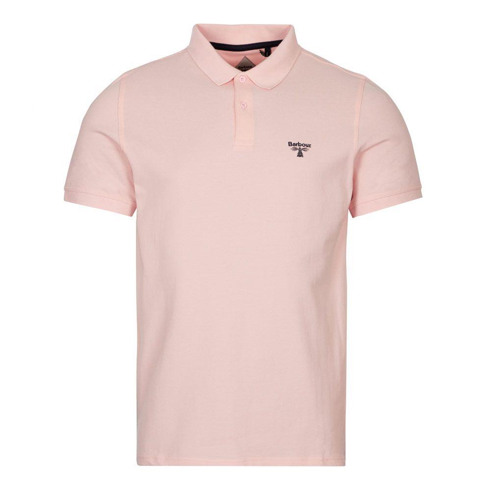 Barbour Cotton Beacon Polo - Chalk in 