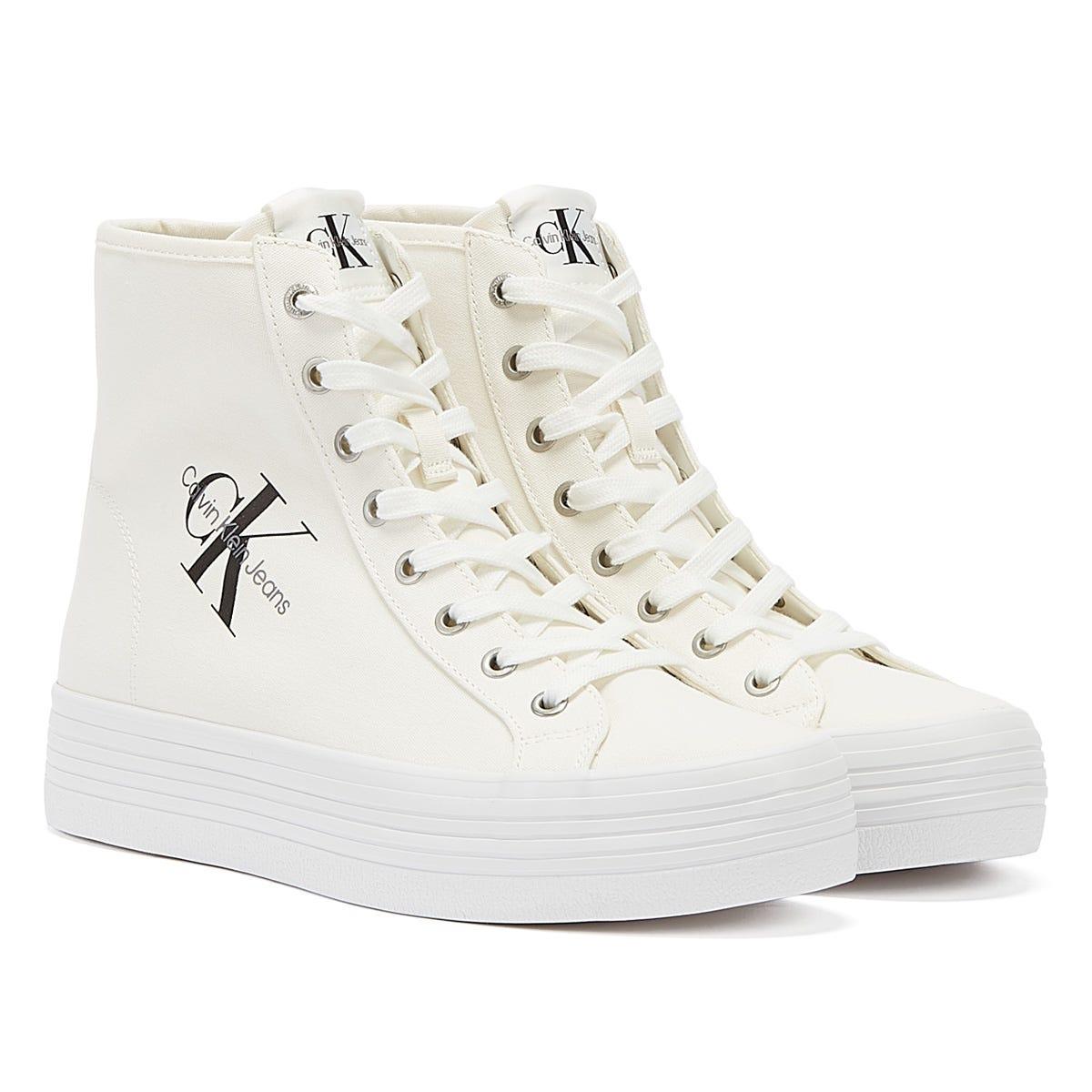 vulcanised flatform trainers