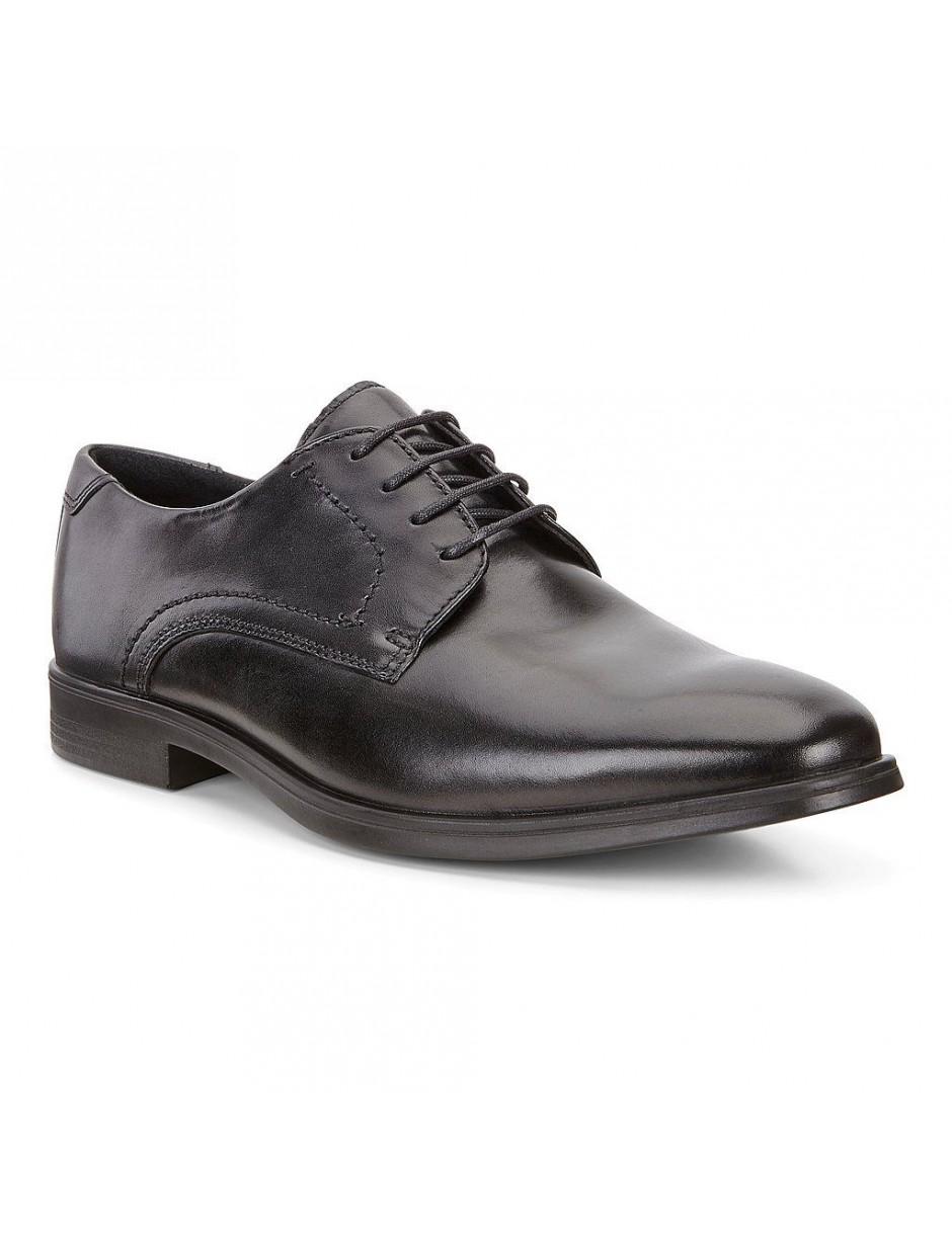 Ecco Leather Melbourne Derby Shoe in Black for Men | Lyst