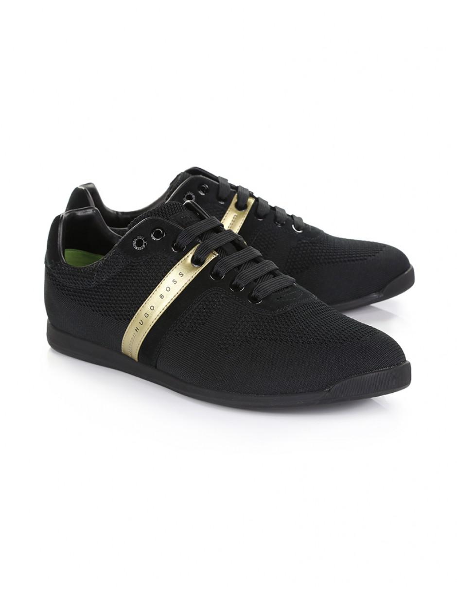 boss maze knit trainers