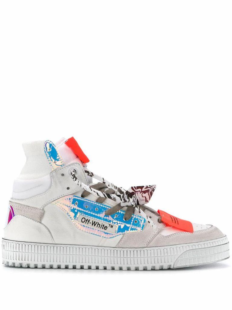 Off-White c/o Virgil Abloh Men's Omia065e20lea0020181 White Cotton Hi Top  Sneakers for Men - Lyst