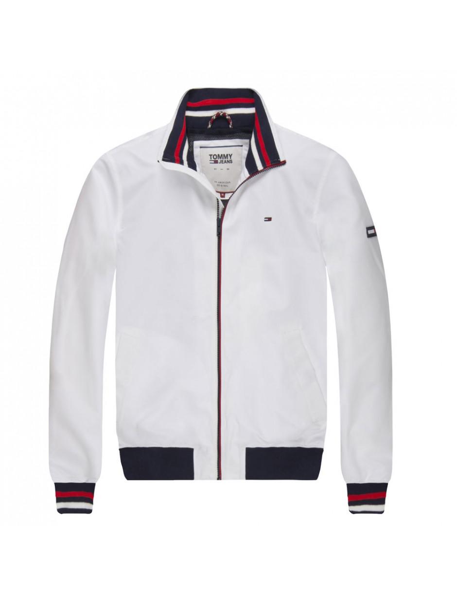 Tommy Hilfiger Denim Tommy Jeans Casual Bomber Jacket in White for Men -  Lyst