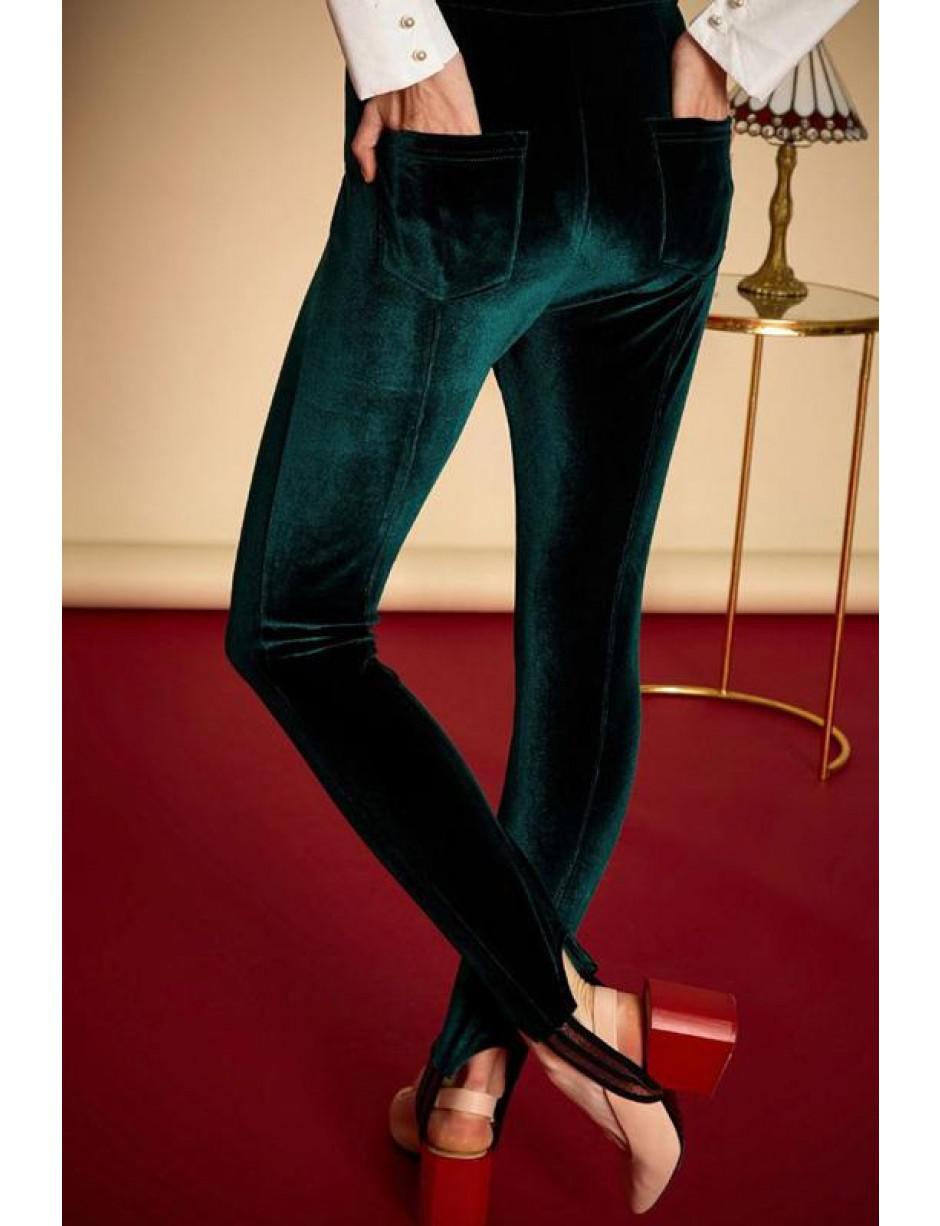 Sister Jane Velvet Stirrup Trousers in 