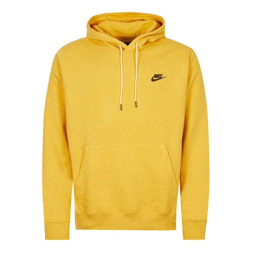 Nike Cotton Hoodie in Yellow for Men | Lyst Australia