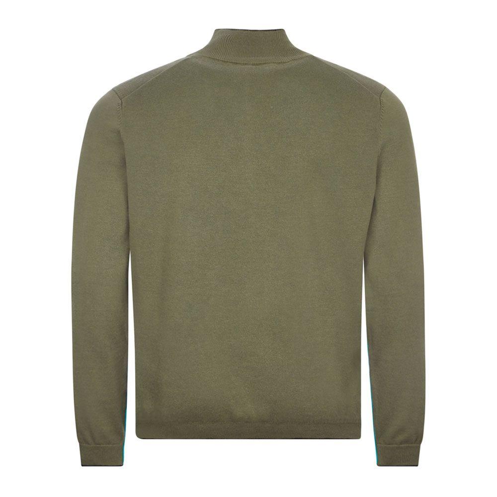 BOSS by Hugo Boss Ziston Half Zip Sweater- Dark Green for Men - Lyst
