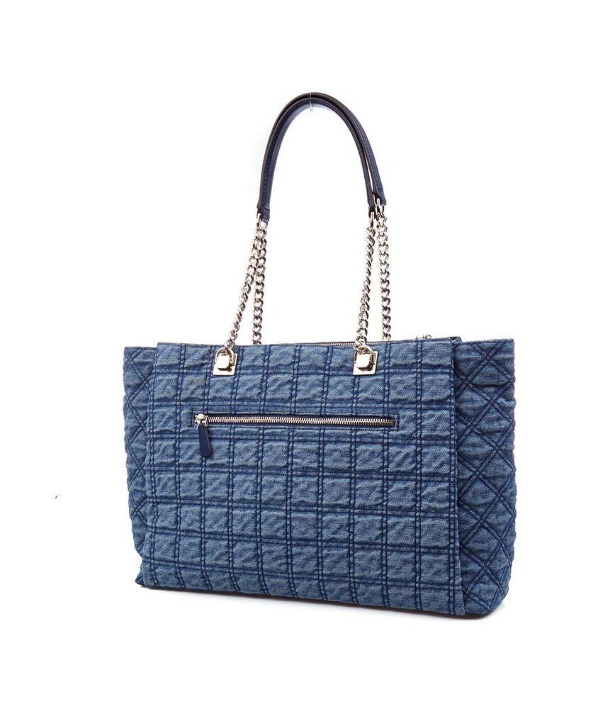 Guess Shopper In Quilted Denim \