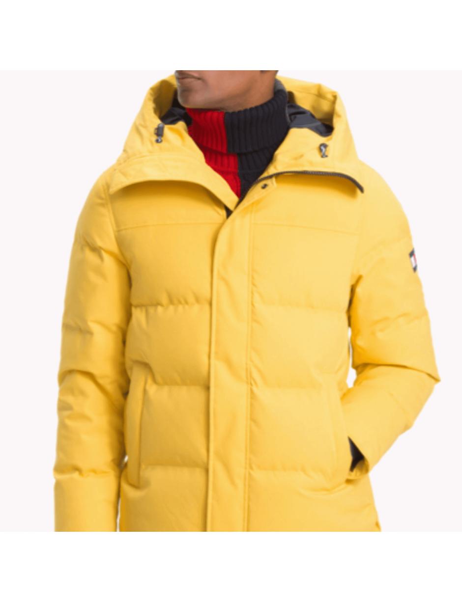 Tommy Hilfiger Heavy Canvas Down Jacket in Yellow for Men - Lyst