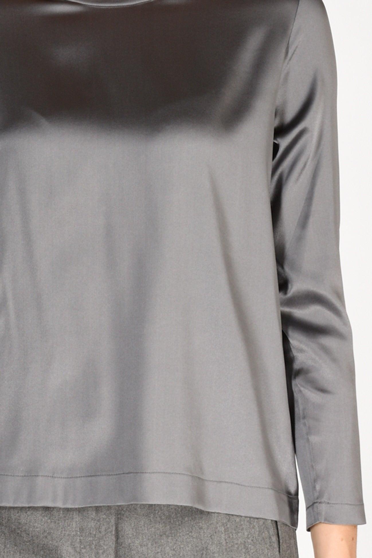 Shirt C-zero Shirt C Zero Tshirt Seta Grigio Scuro Donna in Grey (Gray) |  Lyst
