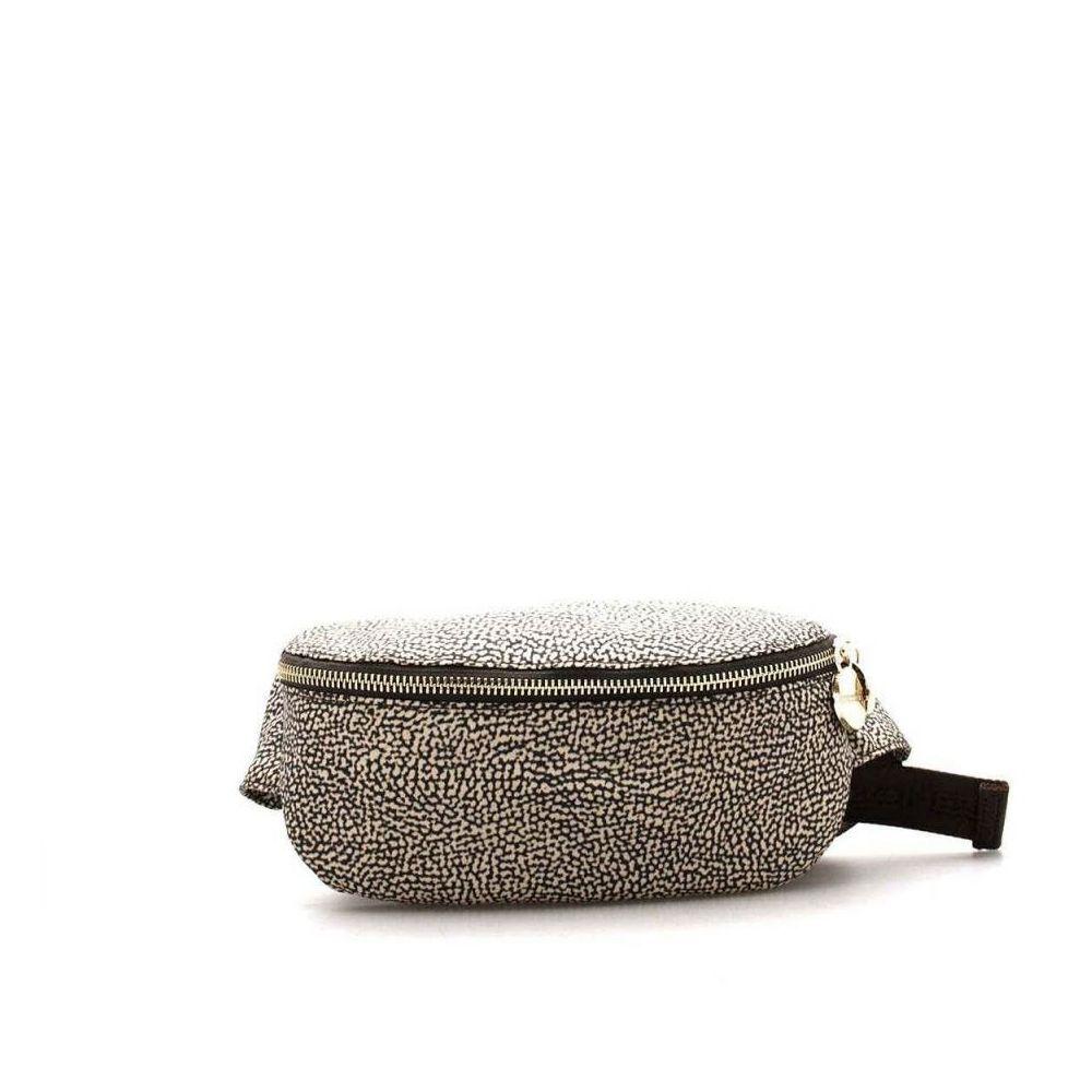 Marsupio BORBONESE linea Jet Op in Tessuto Natural Brown a sconto