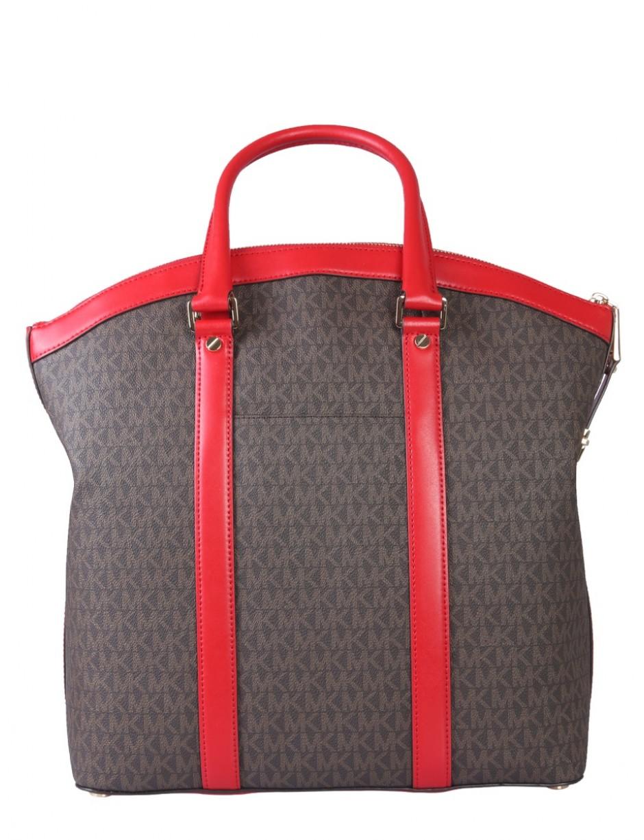 MICHAEL Michael Kors Synthetic Bedford Travel Bag in Red Lyst