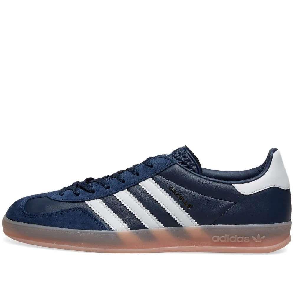 blue leather gazelles