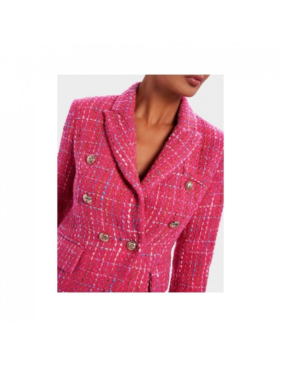 pink tartan jacket