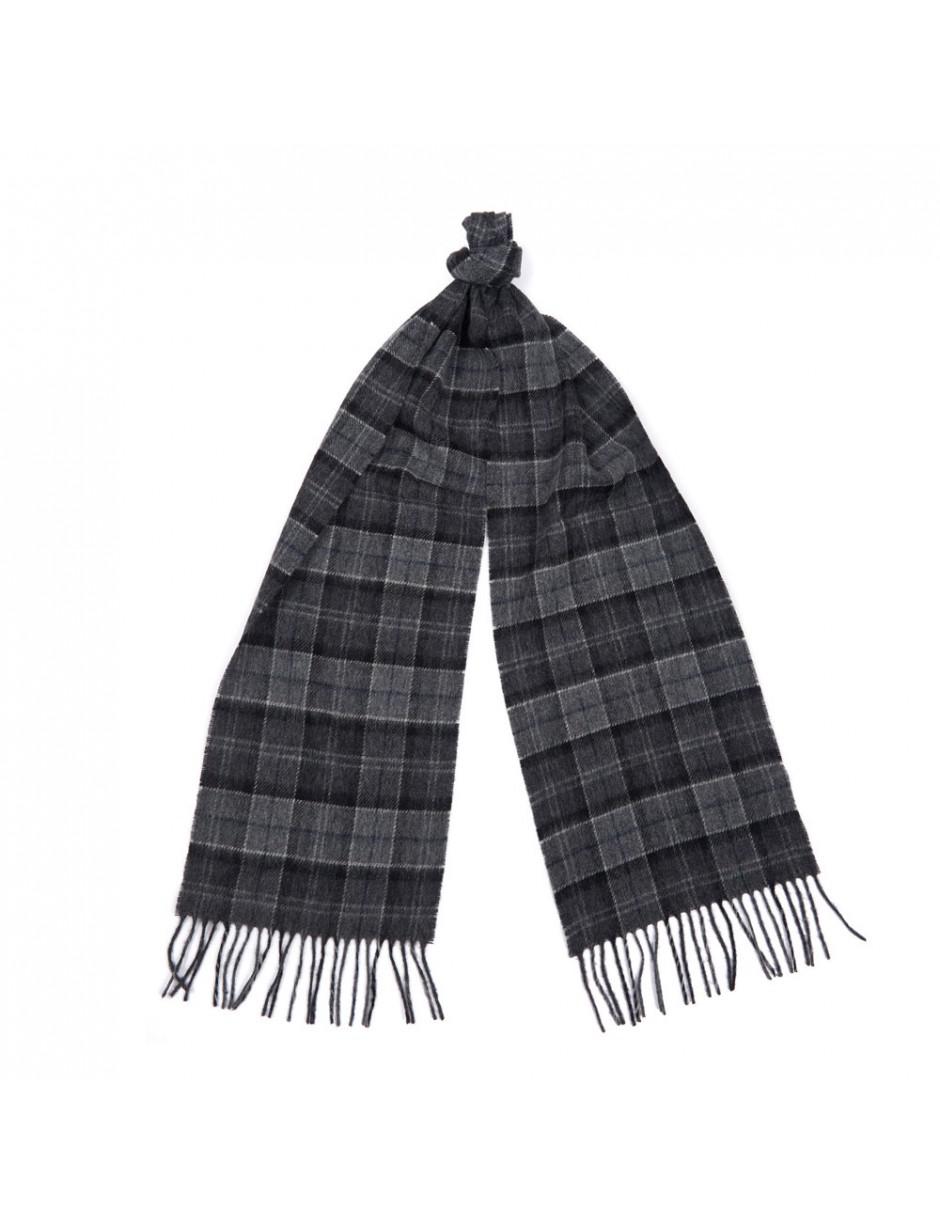 barbour black scarf